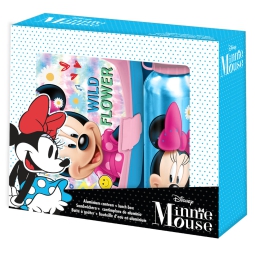 BORRACCIA ALLUMINIO 500ML+ LUNCH BOX MINNIE