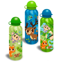 BORRACCIA ALLUMINIO 500ML ANIMALI GIUNGLA