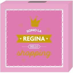 CORNICE SALVADANAIO LEGNO 16X16X4CM VETRO REGINA