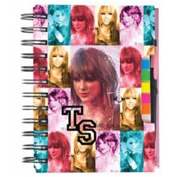 NOTEBOOK CON SPIRALE A5 CON PENNA TAYLOR SWIFT