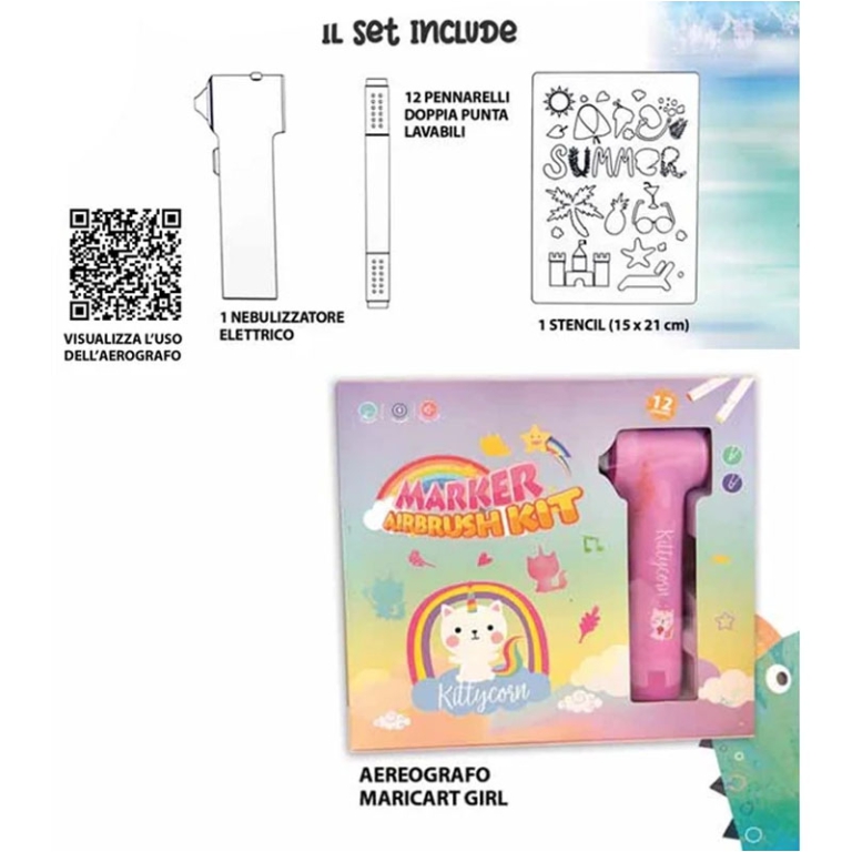 AEROGRAFO ROSA           KITTYCORN 2