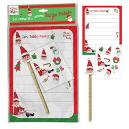 ELFO BIRICHINO LETTERINA BABBO NATALE CON 13PZ