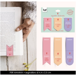 SEGNALIBRO MAMMA MAGNETICO SET 3PZ 4,4CM