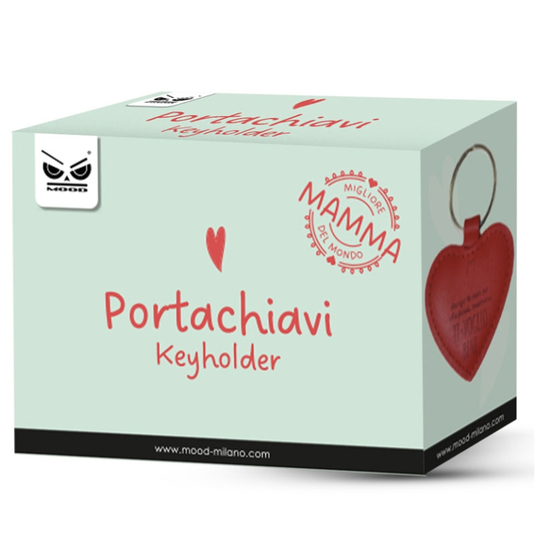 PORTACHIAVI CUORE TI VOGLIO BENE MAMMA 8,5CM 2