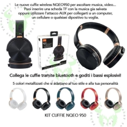 KIT CUFFIE WIRELESS      COLORI ASSORTITI