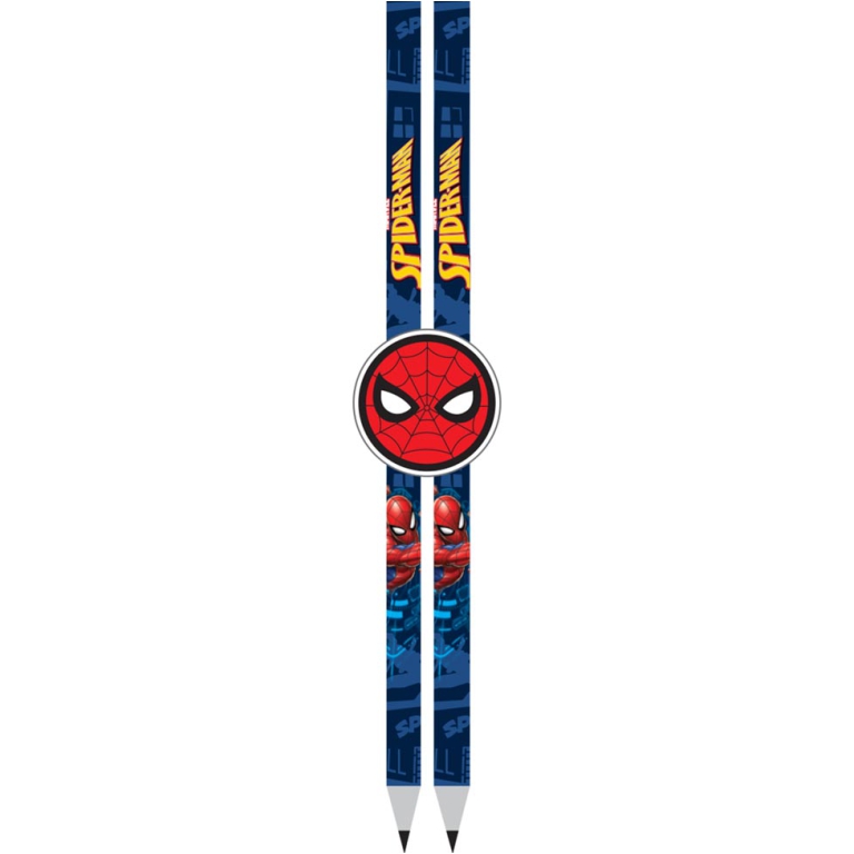 SET 2 MATITE E GOMMA 12PZ SPIDERMAN BARATTOLO