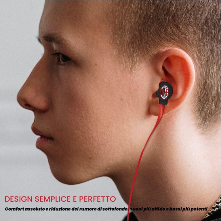 AURICOLARI MICROFONO CON JACK 3,5MM MILAN 5