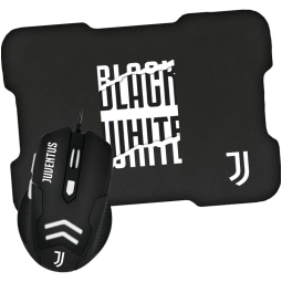CONFEZIONE MOUSE + MOUSE PAD JUVENTUS