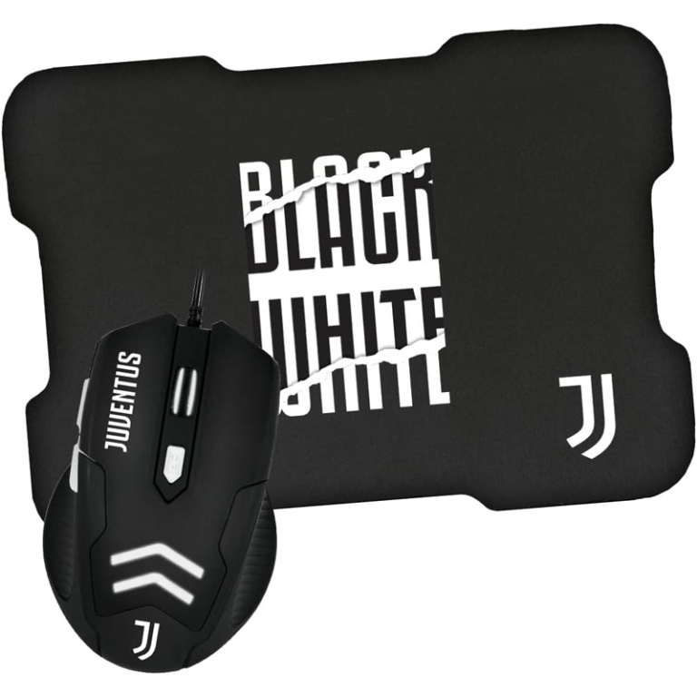CONFEZIONE MOUSE + MOUSE PAD JUVENTUS
