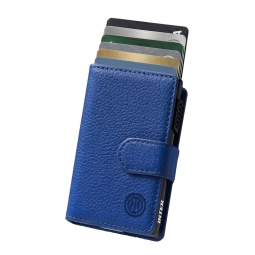 PORTAFOGLIO MAGNETICO IN ALLUMINIO INTER BLU