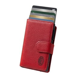 PORTAFOGLIO MAGNETICO IN ALLUMINIO MILAN ROSSO
