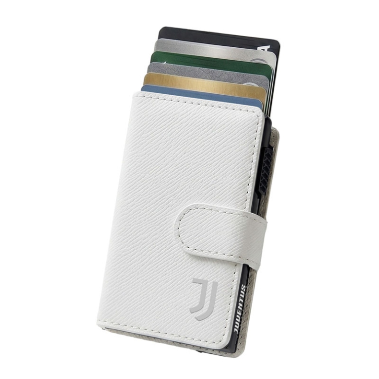 PORTAFOGLIO MAGNETICO IN ALLUMINIO JUVE BIANCO