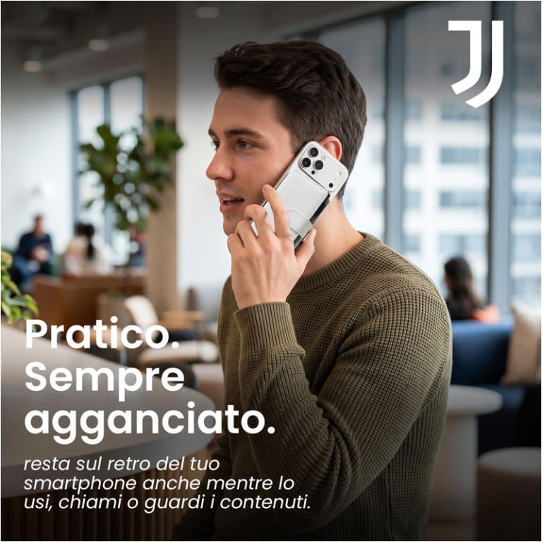 PORTAFOGLIO MAGNETICO IN ALLUMINIO JUVE BIANCO 3