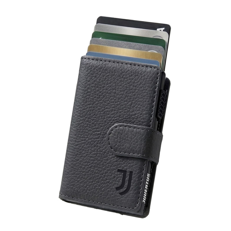 PORTAFOGLIO MAGNETICO IN ALLUMINIO JUVE NERO