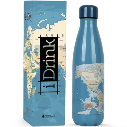 BORRACCIA TERMICA 500ML  PER CALDO FREDDO BLUE MAP