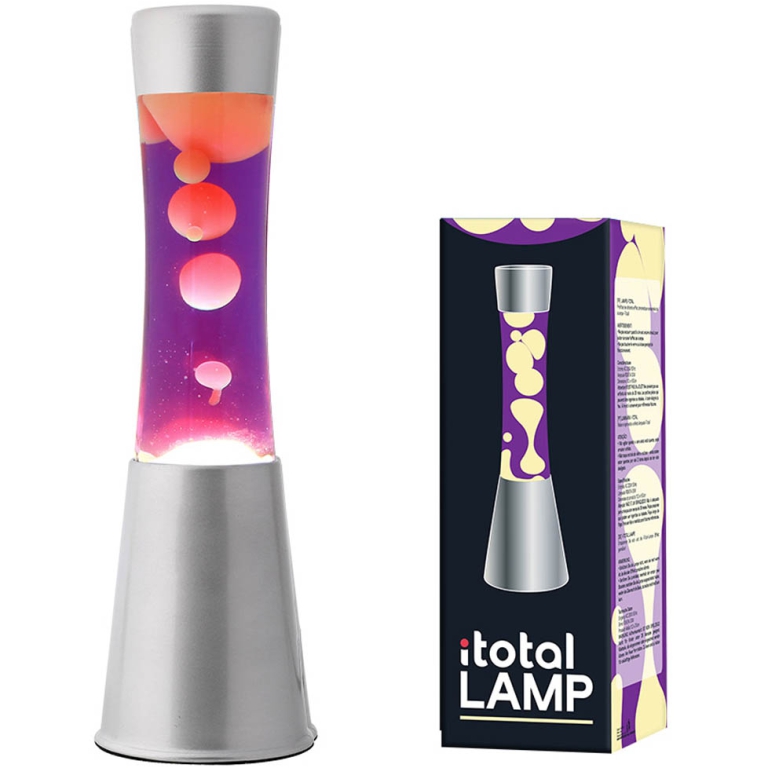 LAMPADA LAVA SILVER      VIOLA/GIALLA