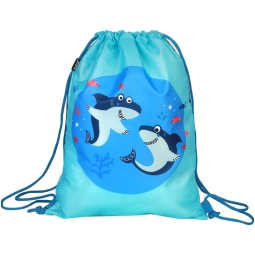 SAKKY BAG PORTASCARPE 32X42CM KIDS SHARK