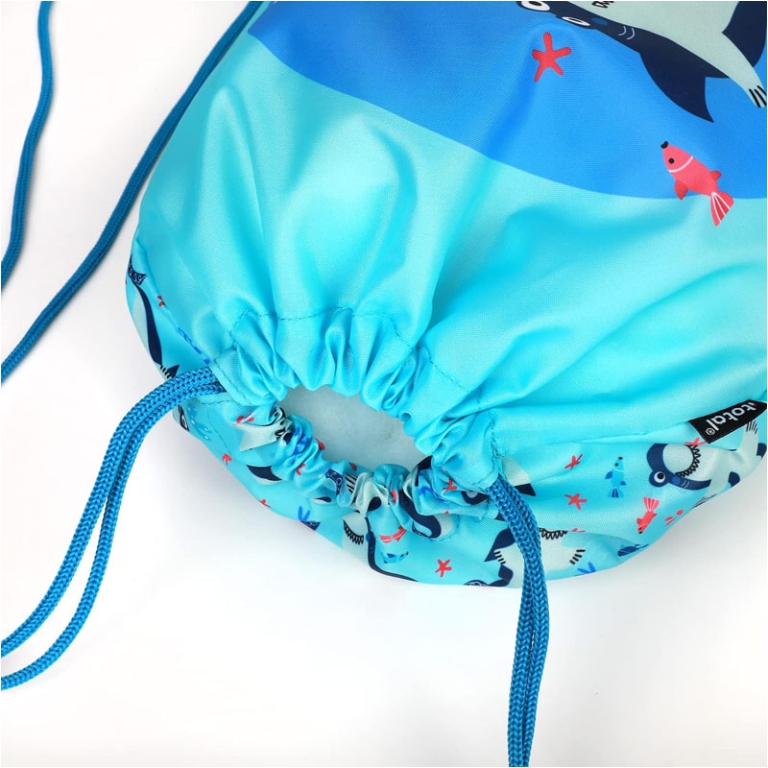 SAKKY BAG PORTASCARPE 32X42CM KIDS SHARK 3