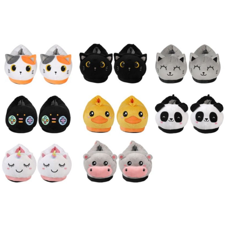PANTOFOLE PLUSH 19X30X18CM ASSORTITE