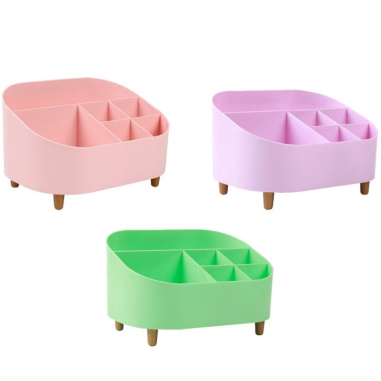 ORGANIZER DA SCRIVANIA E TRUCCHI OVALE 22X16X14CM