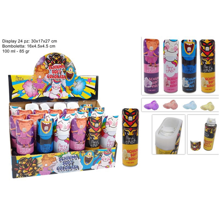 SCHIUMA SPRAY 100ML 24PZ COLORATA