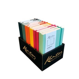 TACCUINI A6 12PZ IN TONO CON ELASTICO ASSORTITI