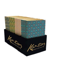 ART DECÒ TACCUINI A6 12PZ LABBRATURA ORO ASSORTITI