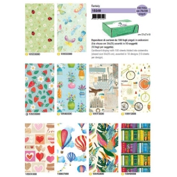 CARTA REGALO 70X100 100FG PIEGATA SOGGETTI ASSORTITI