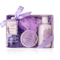SET BAGNO LAVENDER IN SCATOLA REGALO