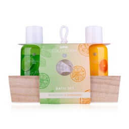 SET BAGNOSCHIUMA E CREMA CORPO 100ML CON SPUGNETTA