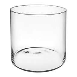 VASO CILINDRO D25H25CM   VETRO TRASPARENTE