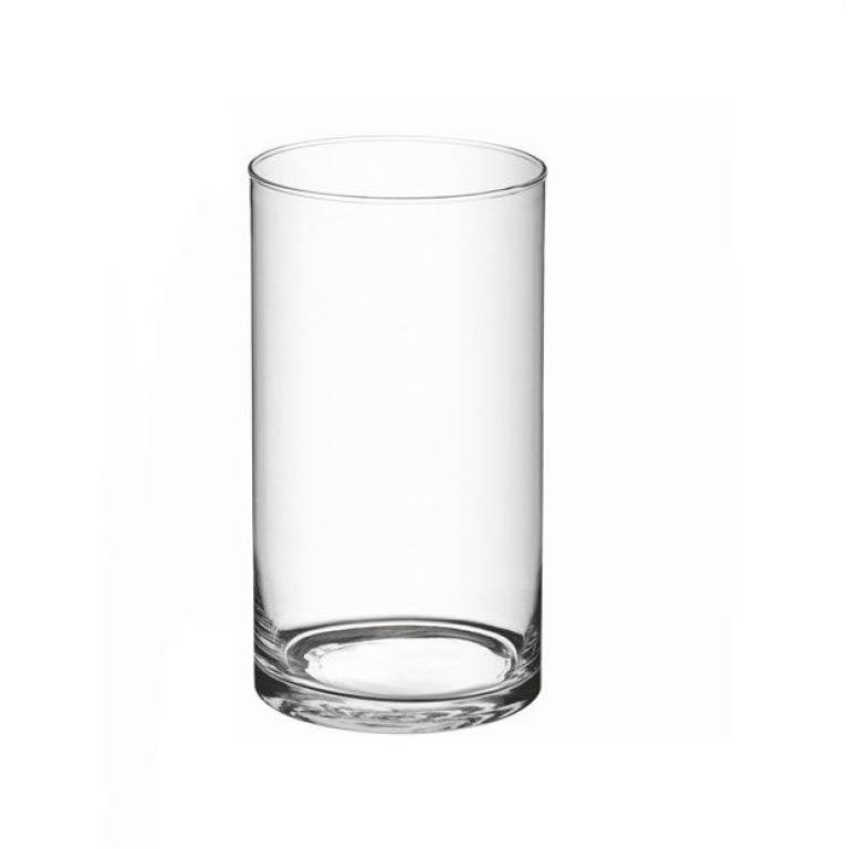 VASO CILINDRO D12H20CM   VETRO TRASPARENTE