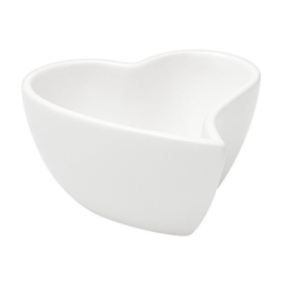 CUORE CERAMICA BIANCA    12X12H6CM