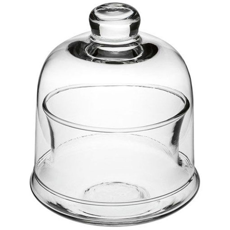 VASETTO CON CAMPANA      VETRO D9H11,5CM