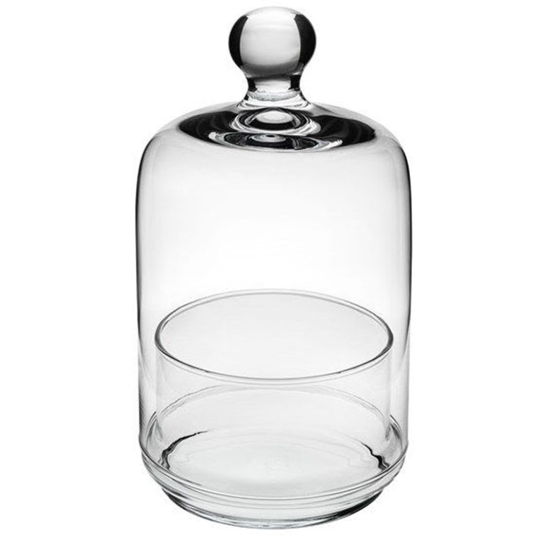 VASETTO CON CAMPANA      VETRO D10H14,5CM