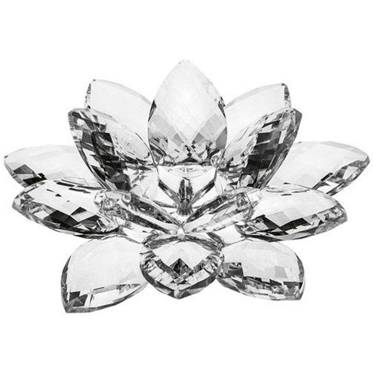 PORTACANDELA CRISTALLO   D11,5H4,5CM