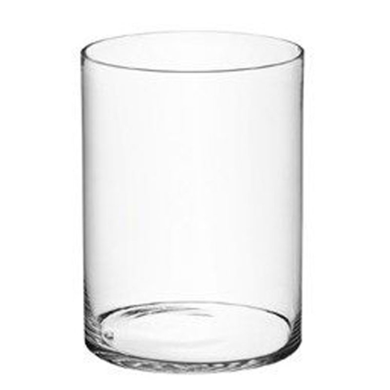 VASO CILINDRO D15H20CM   VETRO TRASPARENTE
