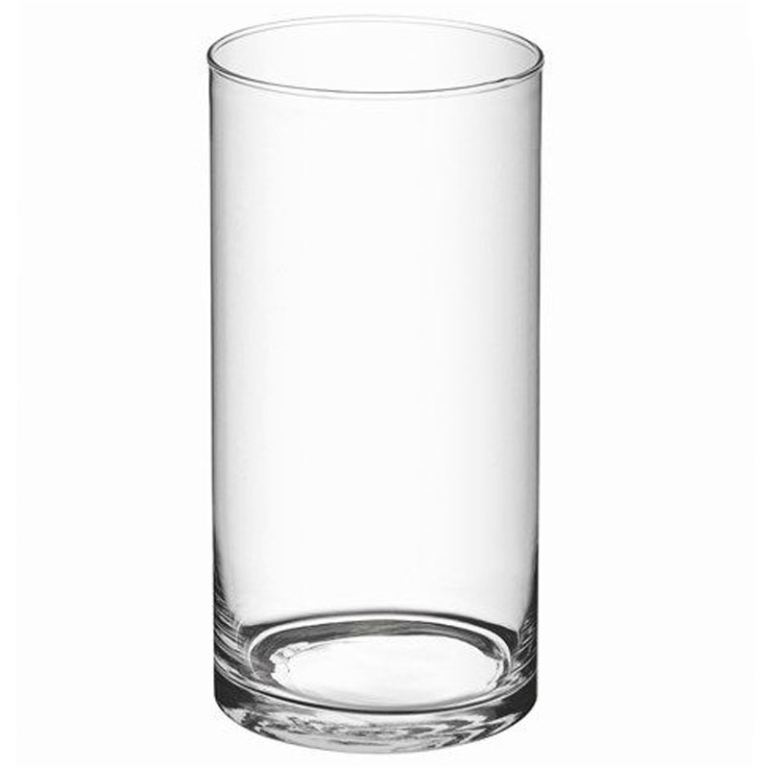 VASO CILINDRO D10H20CM   VETRO TRASPARENTE