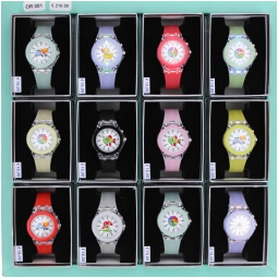 OROLOGIO BIMBO LUMINOSO  CON LANCETTE SOGGETTI ASSORTITI