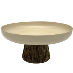 VASSOIO 25X11CM NOCCIOLA BASE LEGNO