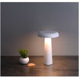 LAMPADA TAVOLO D14H22CM  BIANCA 6 ORE RICARICA USB