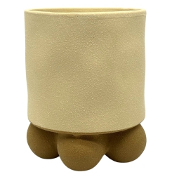 VASO CASPÒ 13X16CM NOCCIOLA