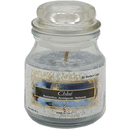 CANDELA 90GR VEGETALE IN GIARA VETRO CHLOE'