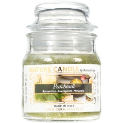 CANDELA 90GR VEGETALE IN GIARA VETRO PATCHOULI