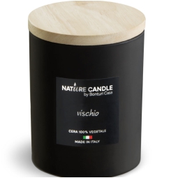 CANDELA 200GR VEGET.VETRO VISCHIO DOLOMITI