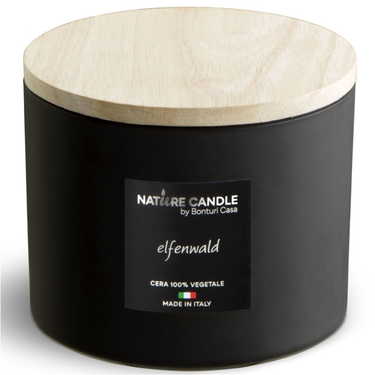 CANDELA 380GR VEGET.VETRO ELFENWALD DOLOMITI 2