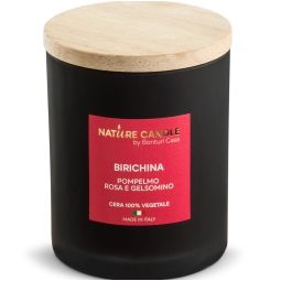 CANDELA 200GR VEGETALE VETRO BIRICHINA LEIE'