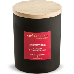 CANDELA 200GR VEGETALE VETRO IRRESISTIBILE LEIE'