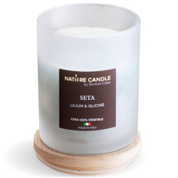 CANDELA 200GR VEGETALE VETRO SETA ATELIER