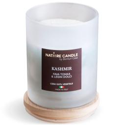 CANDELA 200GR VEGETALE VETRO KHASHMIR ATELIER